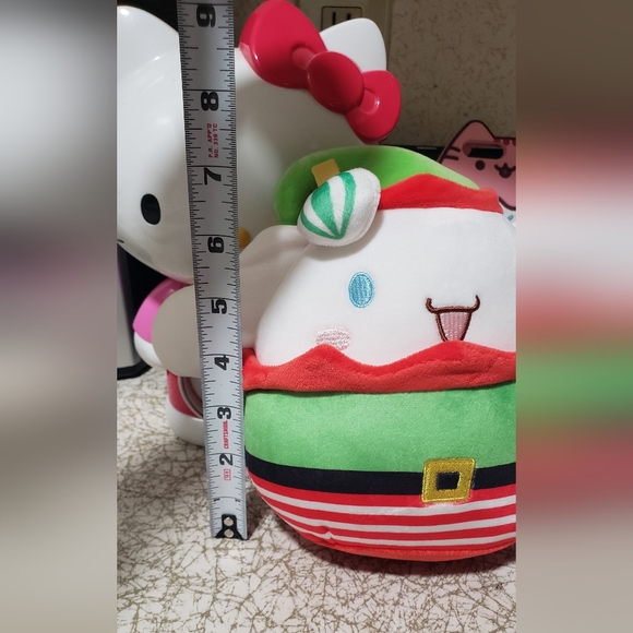 Sanrio Hello Kitty Cinnamoroll 7" Plush Squishmallows Christmas Elf NWT - Picture 7 of 9